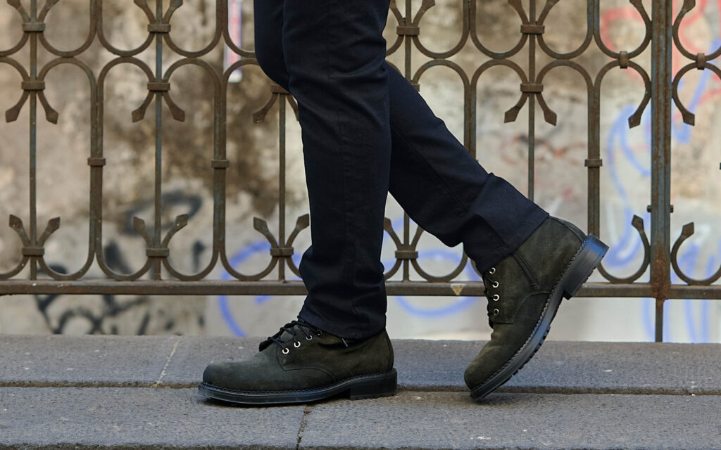 Herren Booots von emilio adani Leder Boots in dunkel von emilio adani